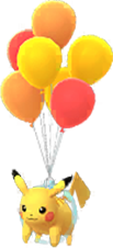 Pikachu Volant Rouge